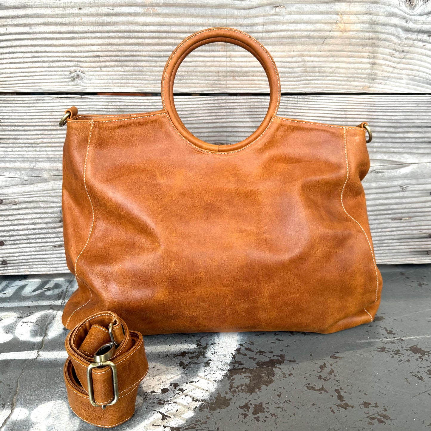 A Large Ring Handle Bag
