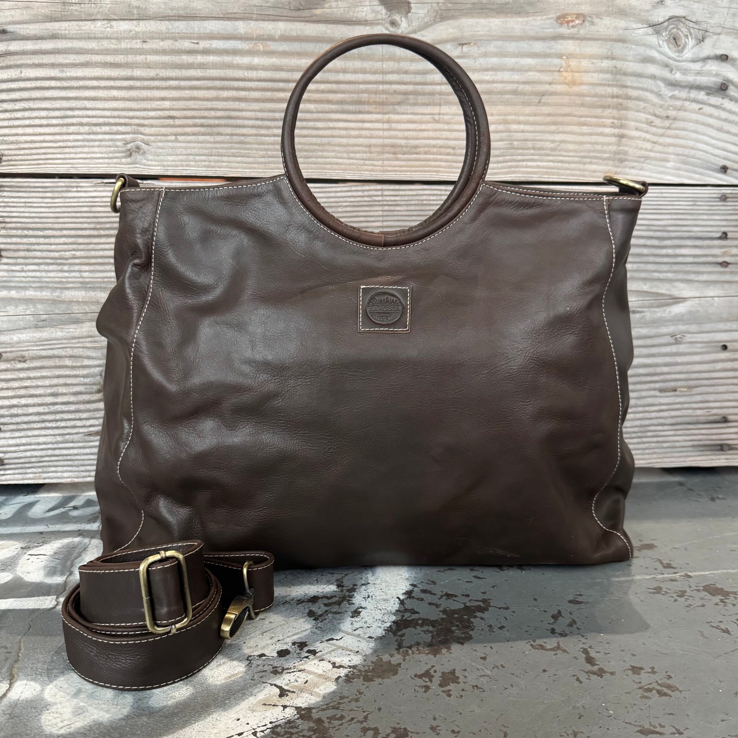 A Large Ring Handle Bag