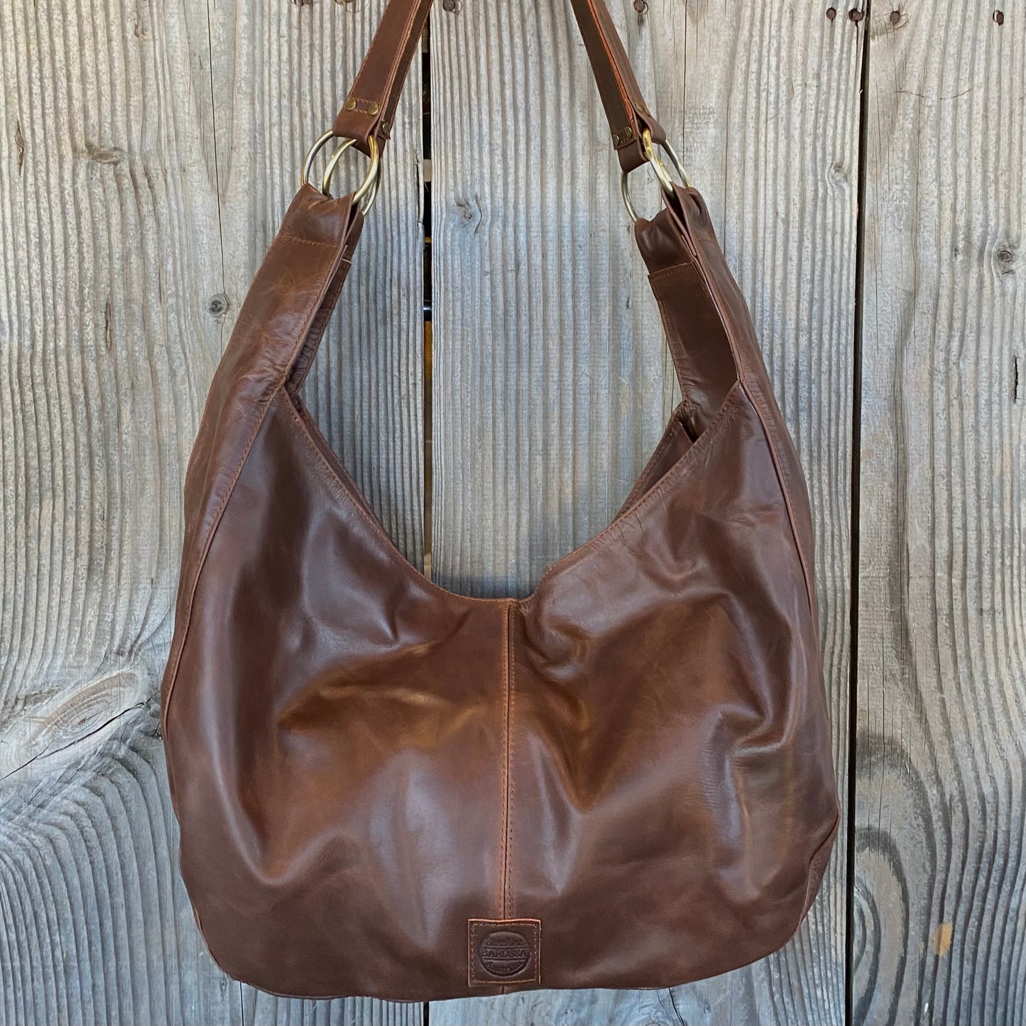 Large Leather Slouch / Overnighter