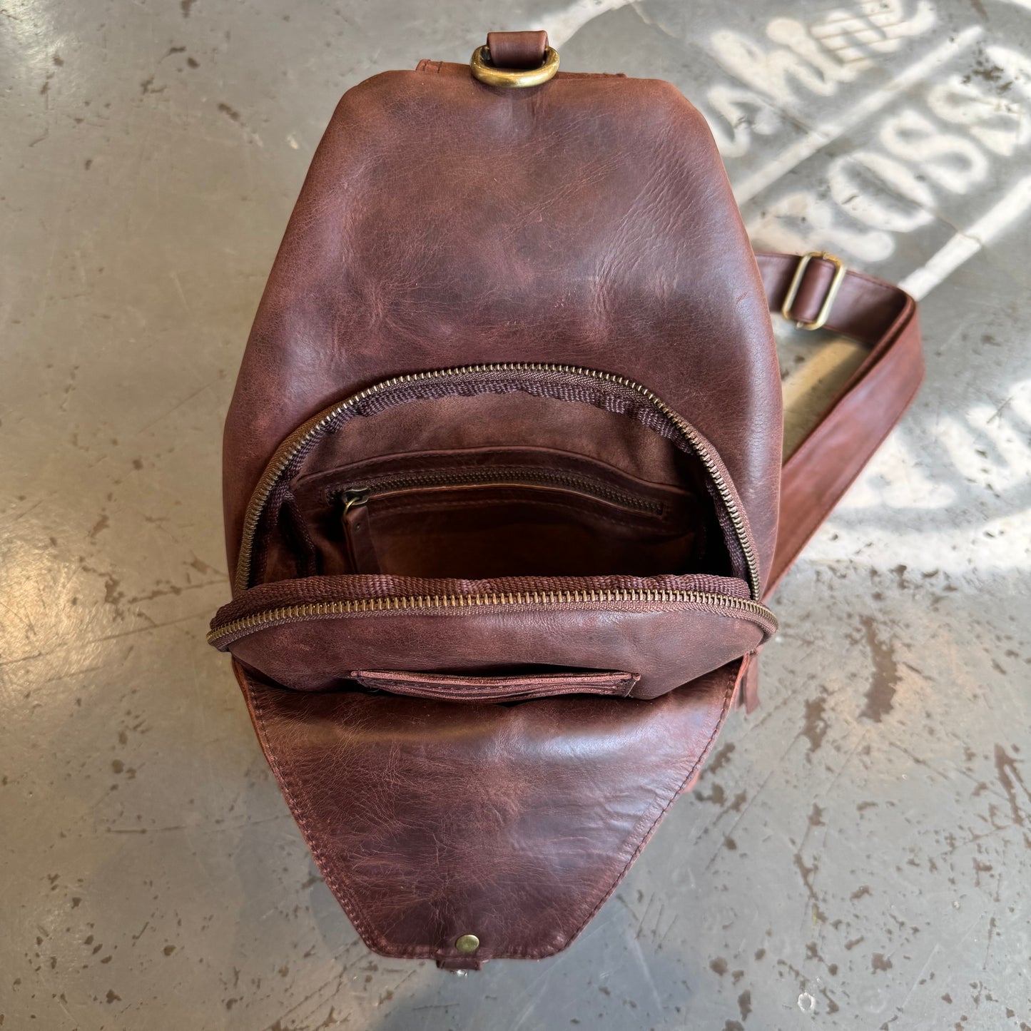 Leather Sling Bag