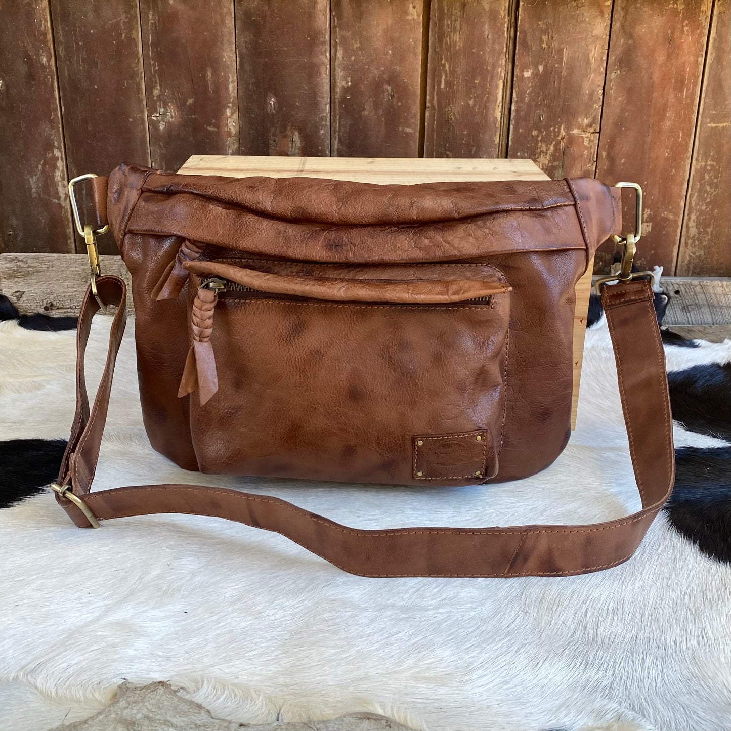 Distressed Vintage Travel Bag