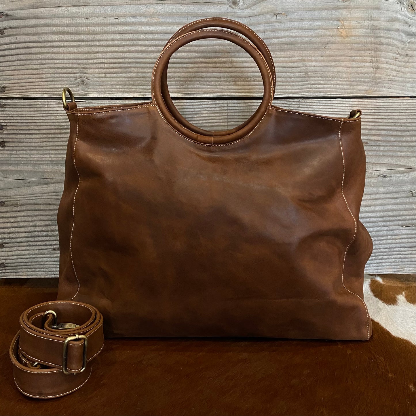 A Large Ring Handle Bag