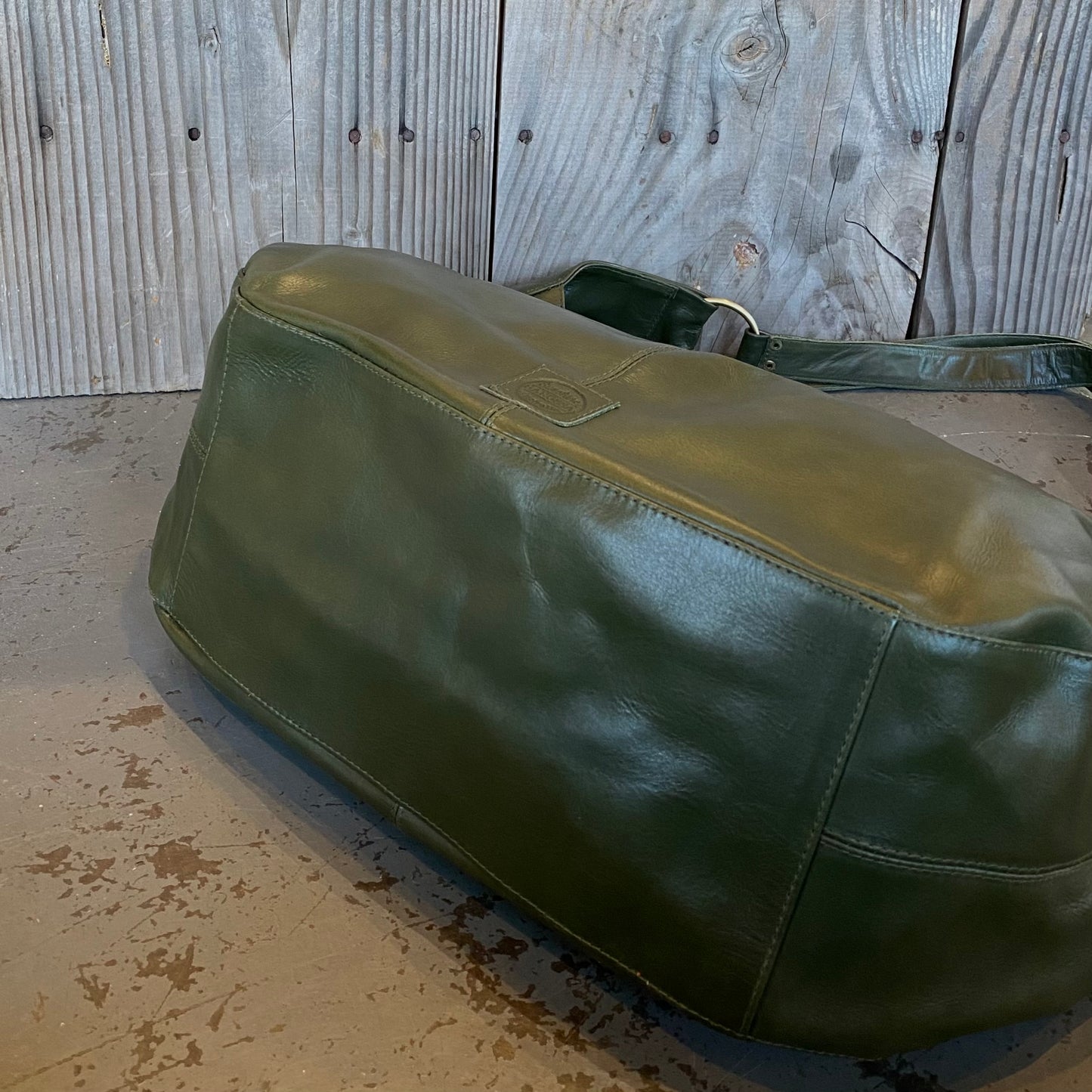 Large Leather Slouch / Overnighter