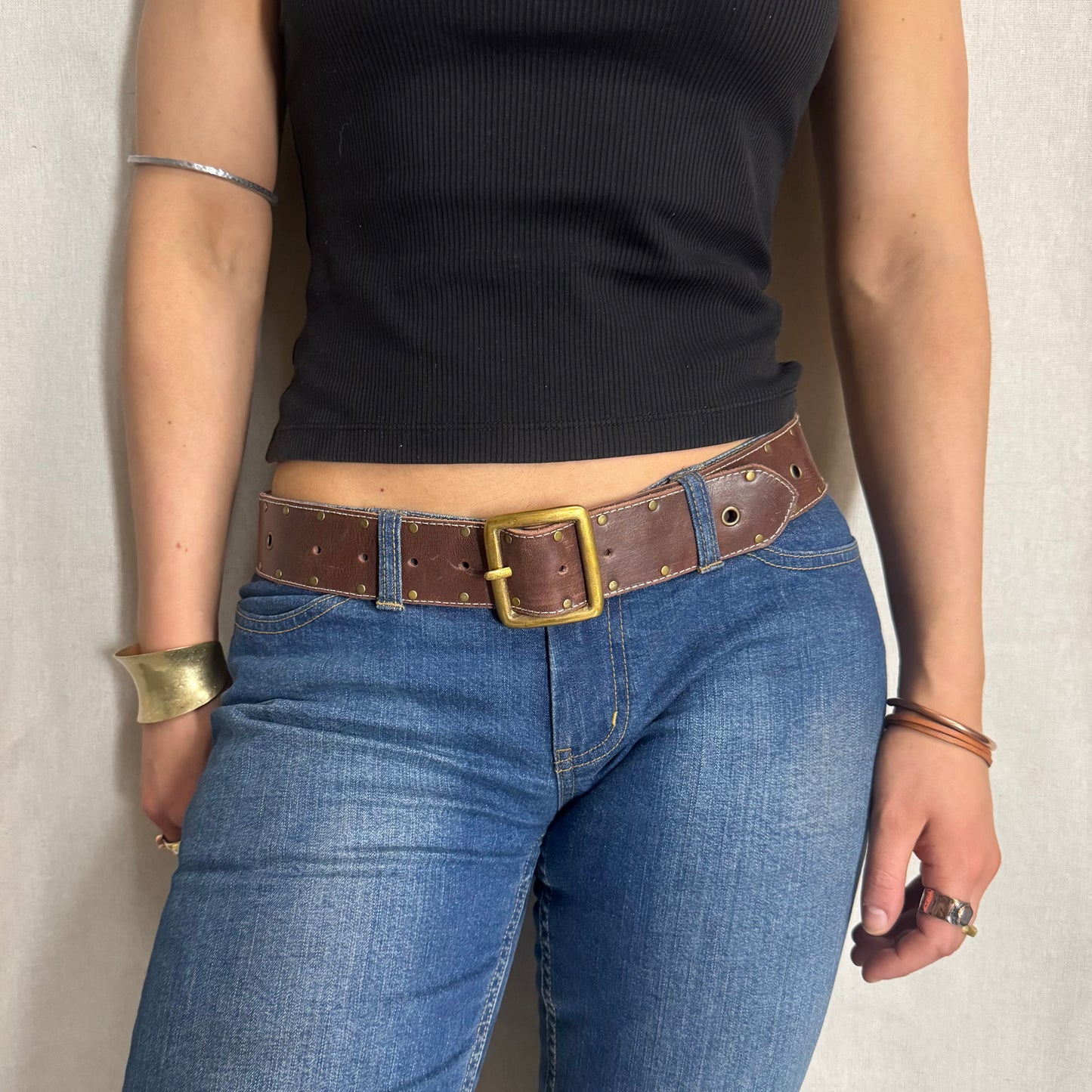 Studded Leather Belts