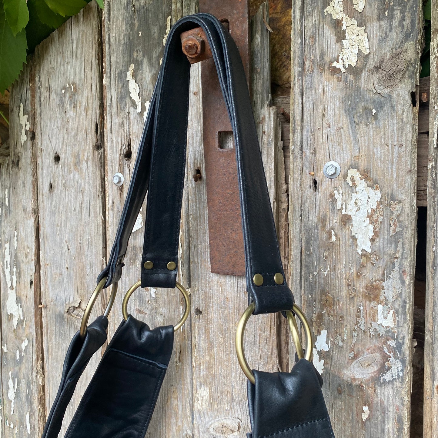 Large Leather Slouch / Overnighter