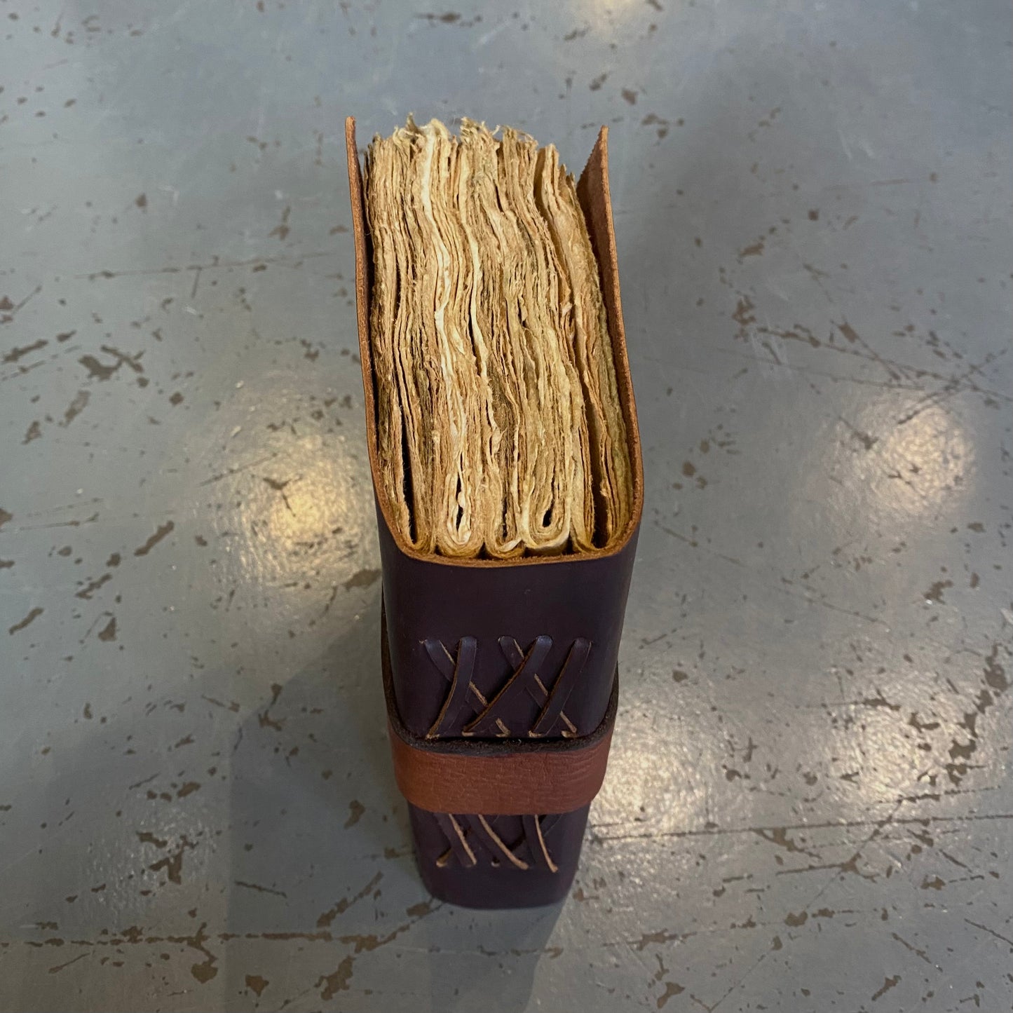 Handmade Paper Bound Leather Journal A5 & A4