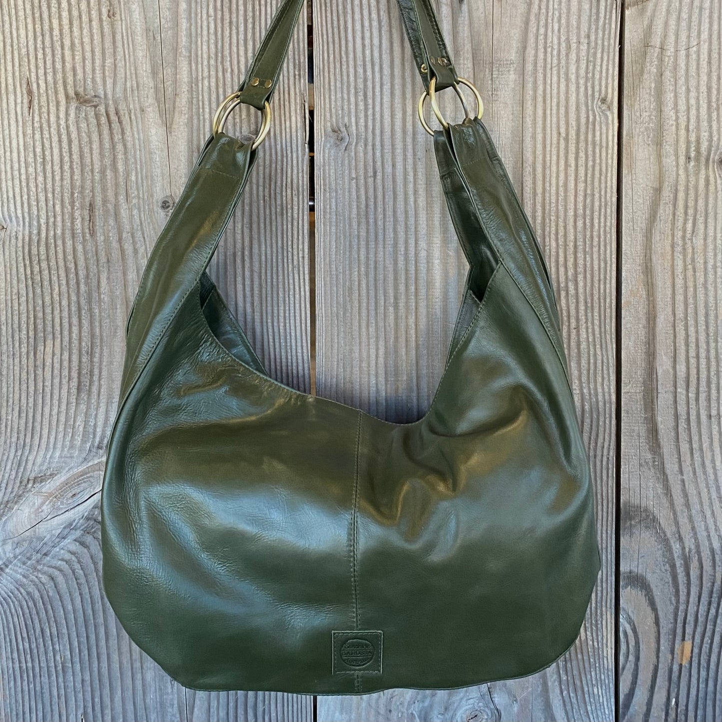 Large Leather Slouch / Overnighter