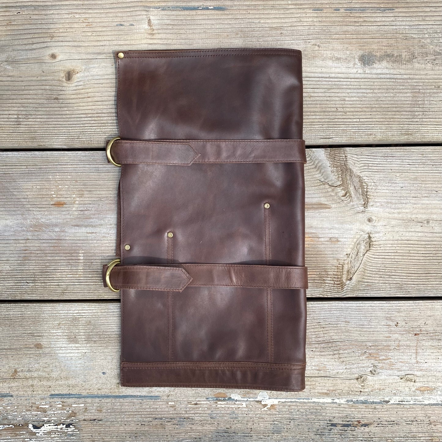 Large Leather Knife Roll