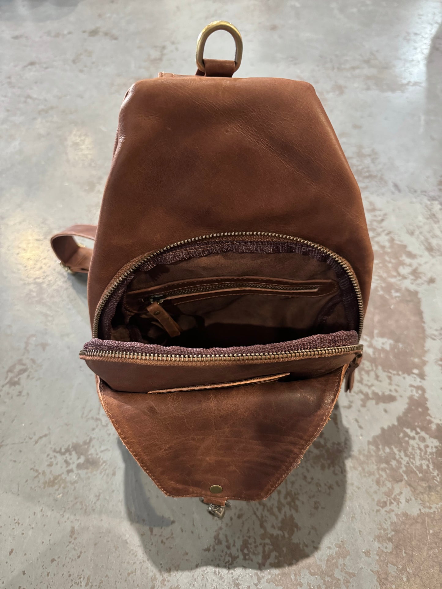 Leather Sling Bag