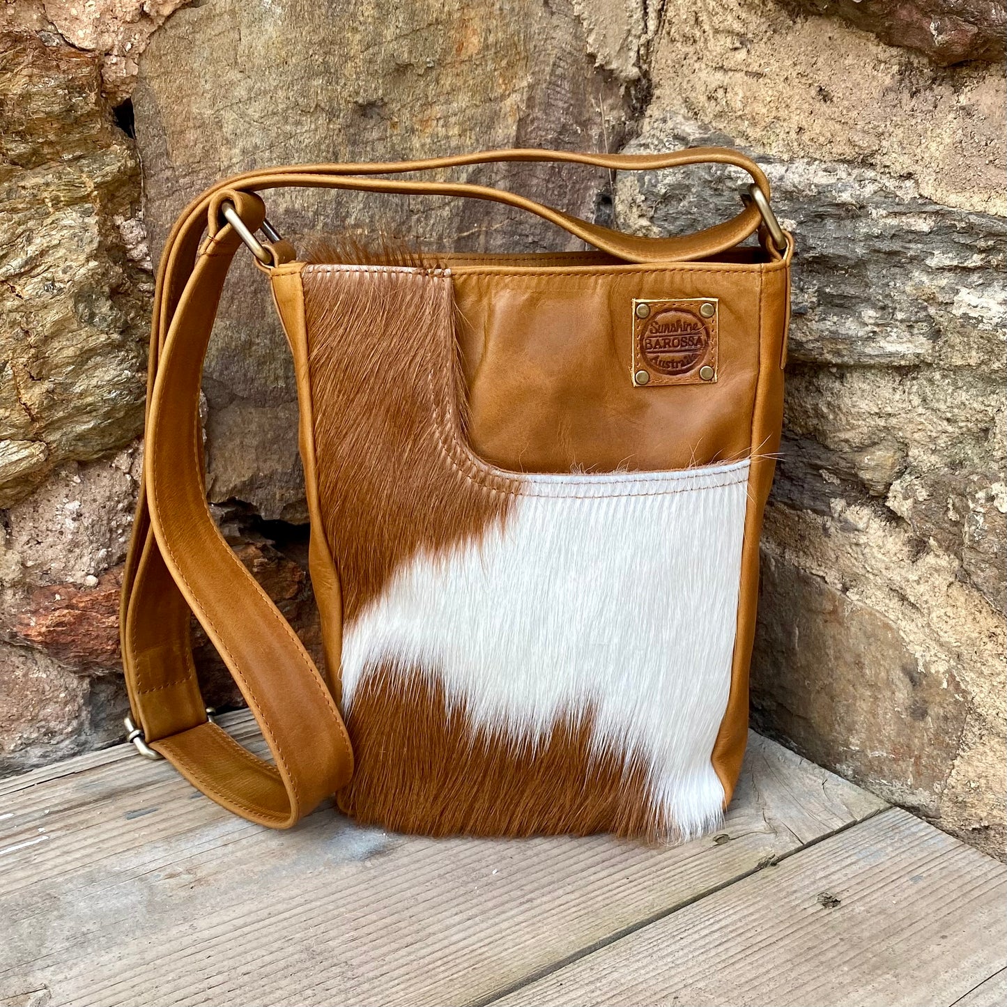 Cowhide Lean Pocket Bag