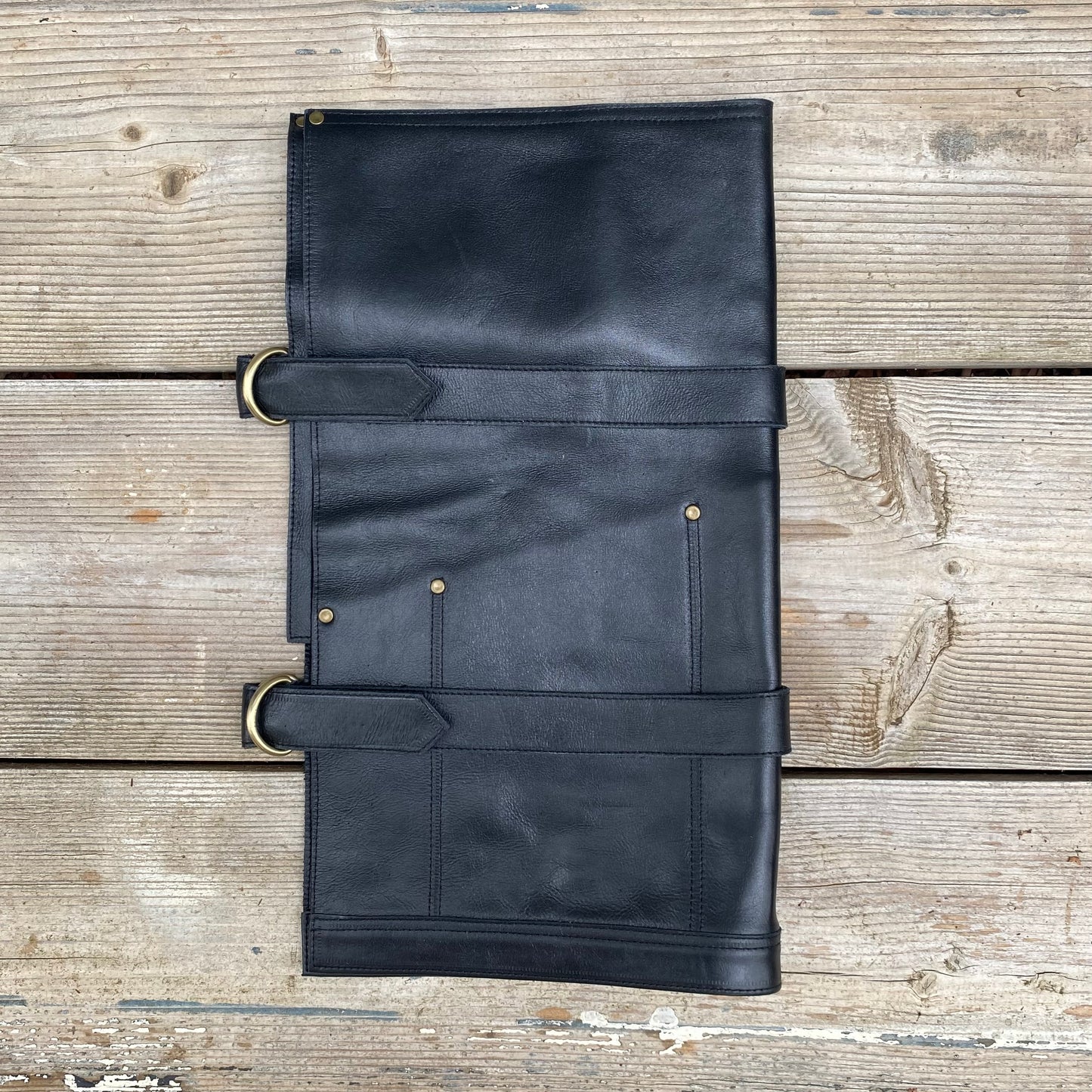 Large Leather Knife Roll