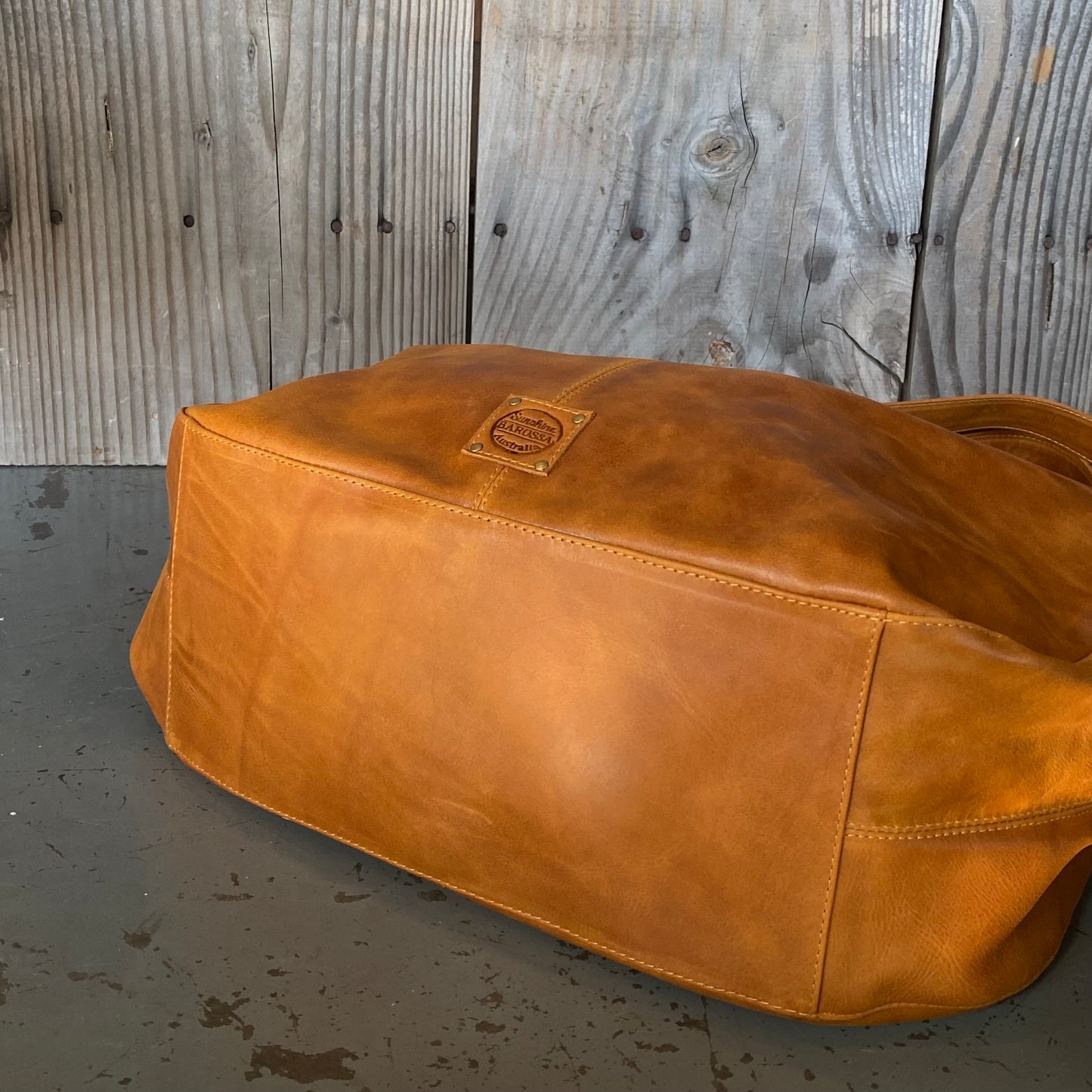 Large Leather Slouch / Overnighter