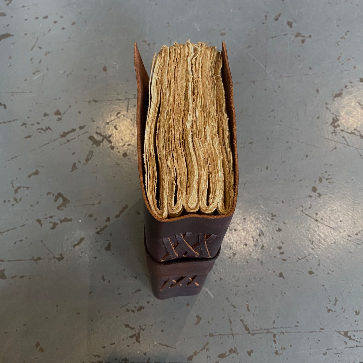 Handmade Paper Bound Leather Journal A5 & A4