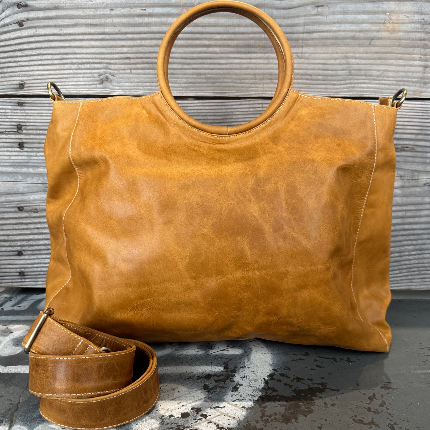 A Large Ring Handle Bag