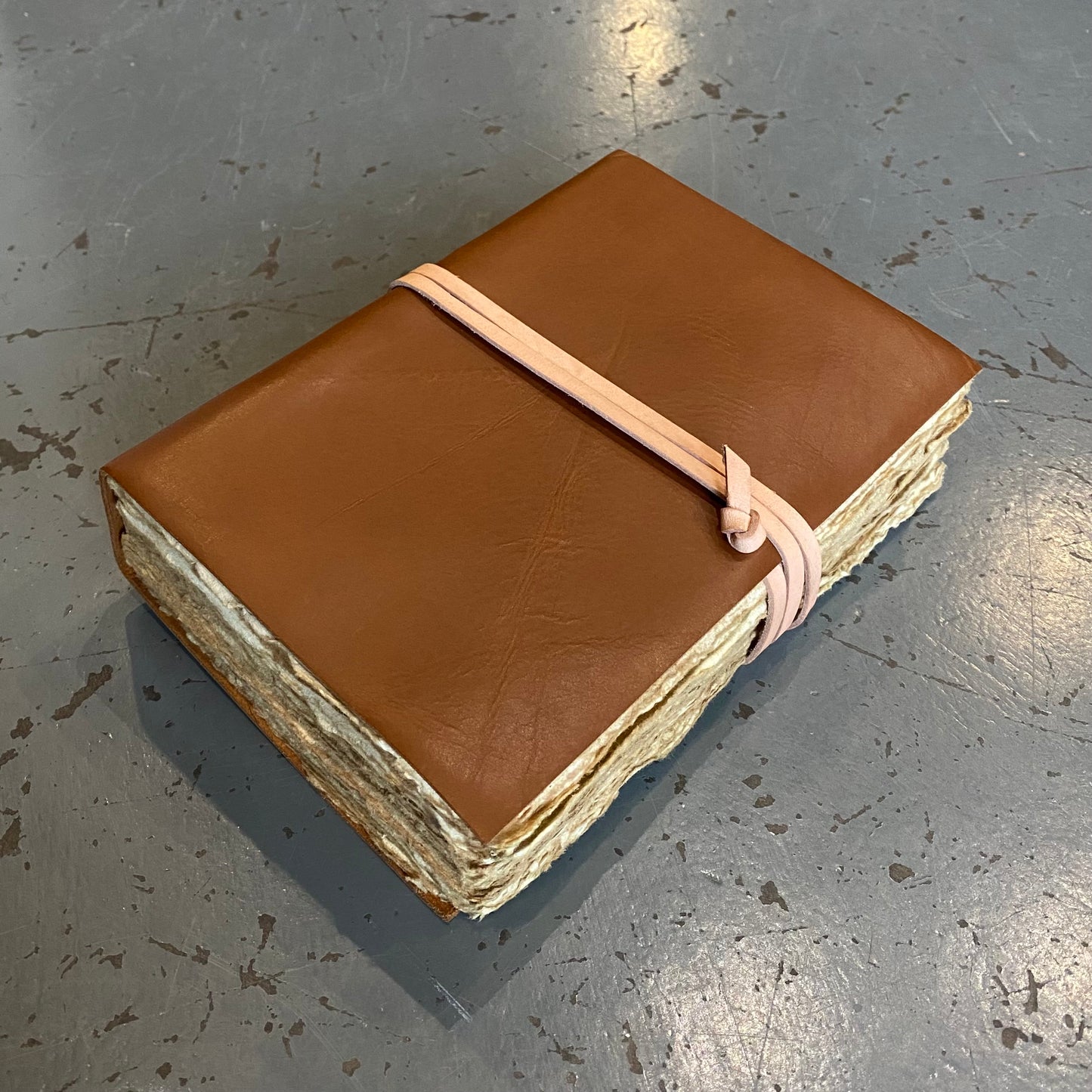 Handmade Paper Bound Leather Journal A5 & A4