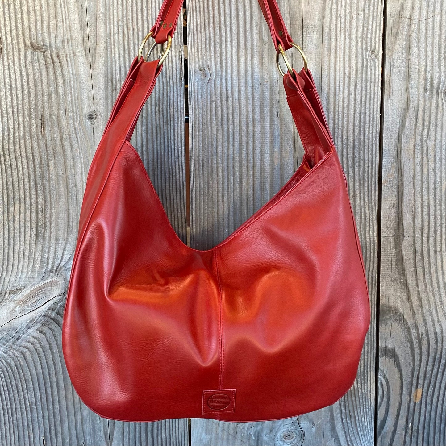 Large Leather Slouch / Overnighter