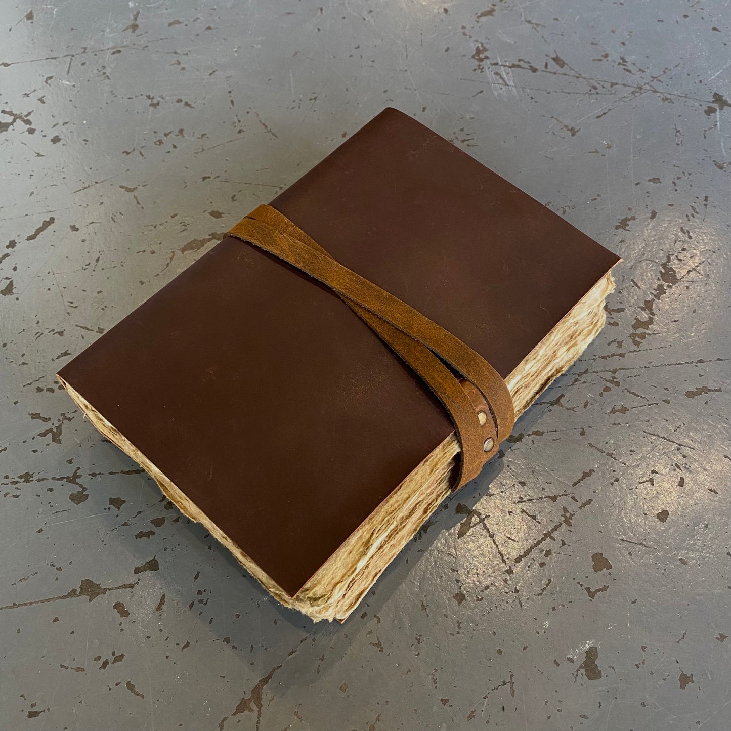 Handmade Paper Bound Leather Journal A5 & A4
