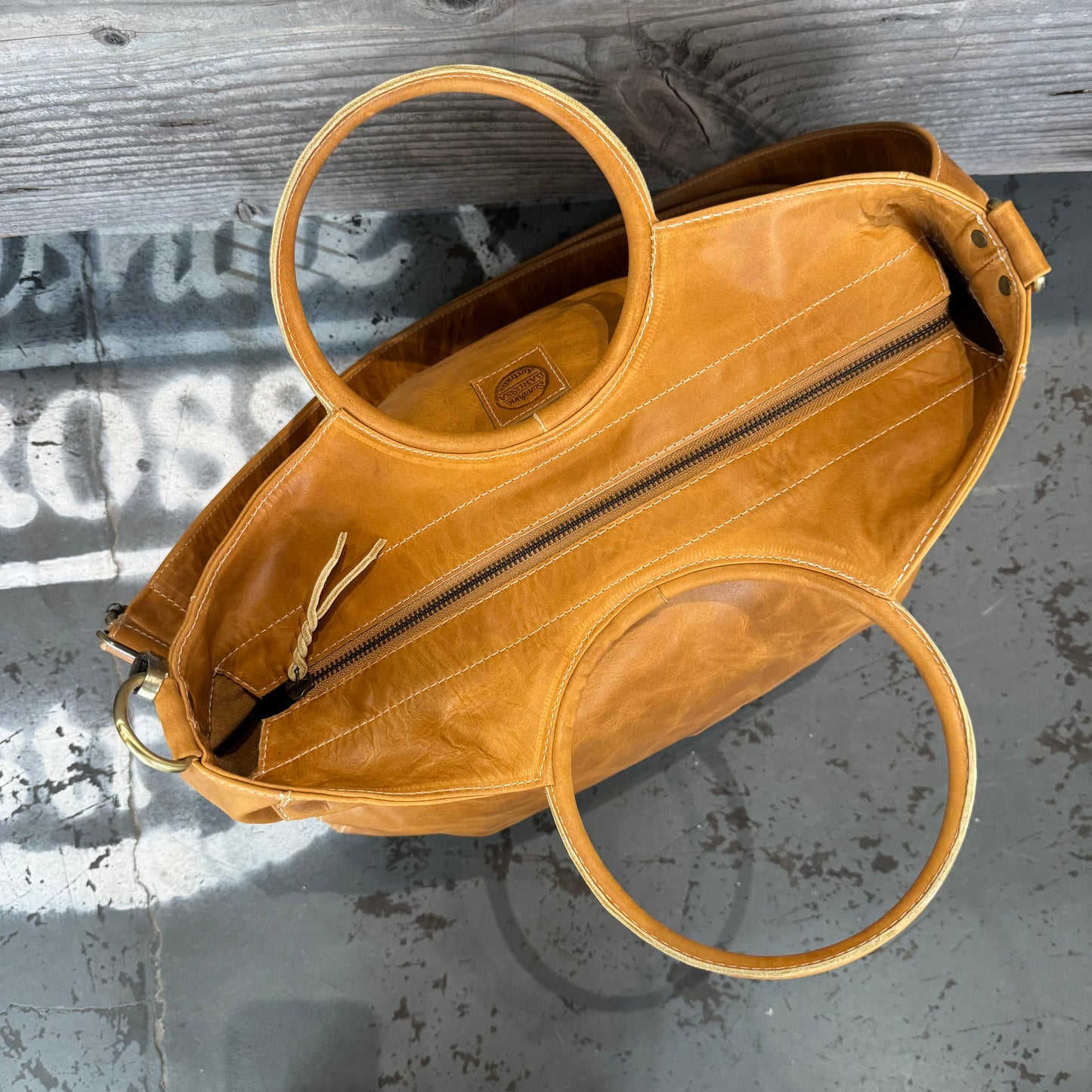 A Large Ring Handle Bag