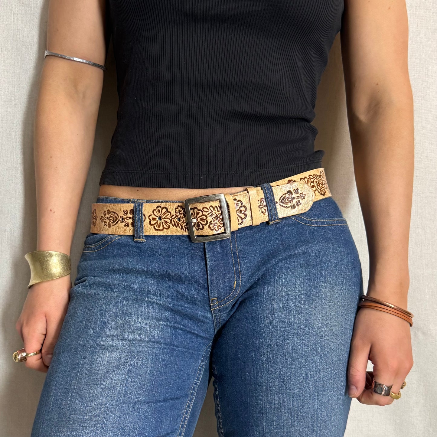 Carved Leather Belts