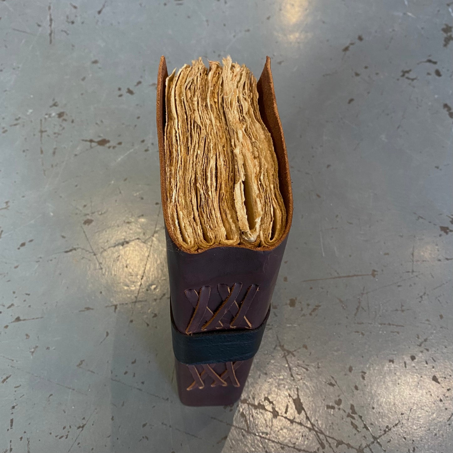 Handmade Paper Bound Leather Journal A5 & A4
