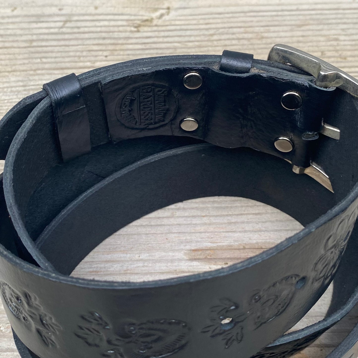 Carved Leather Belts