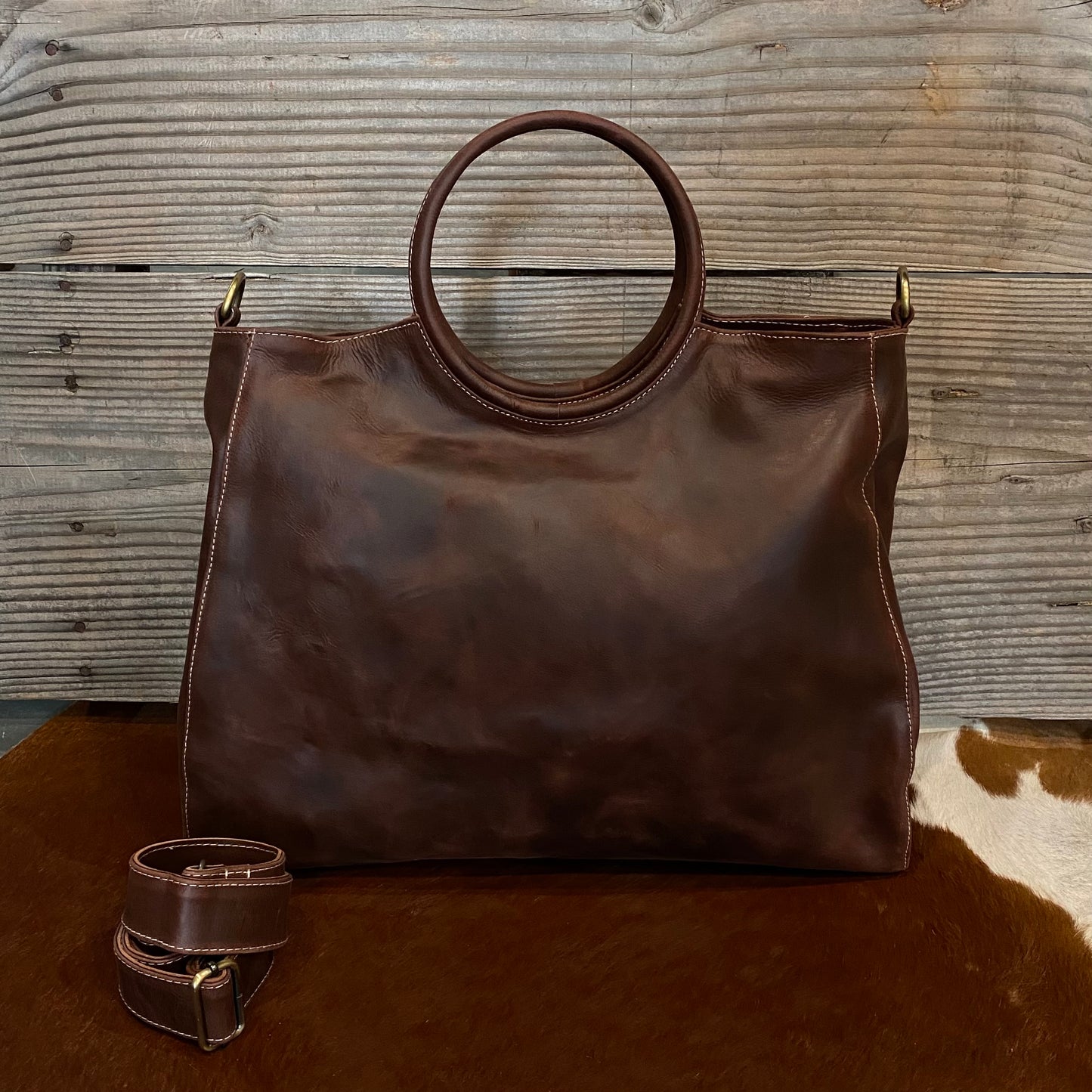 A Large Ring Handle Bag