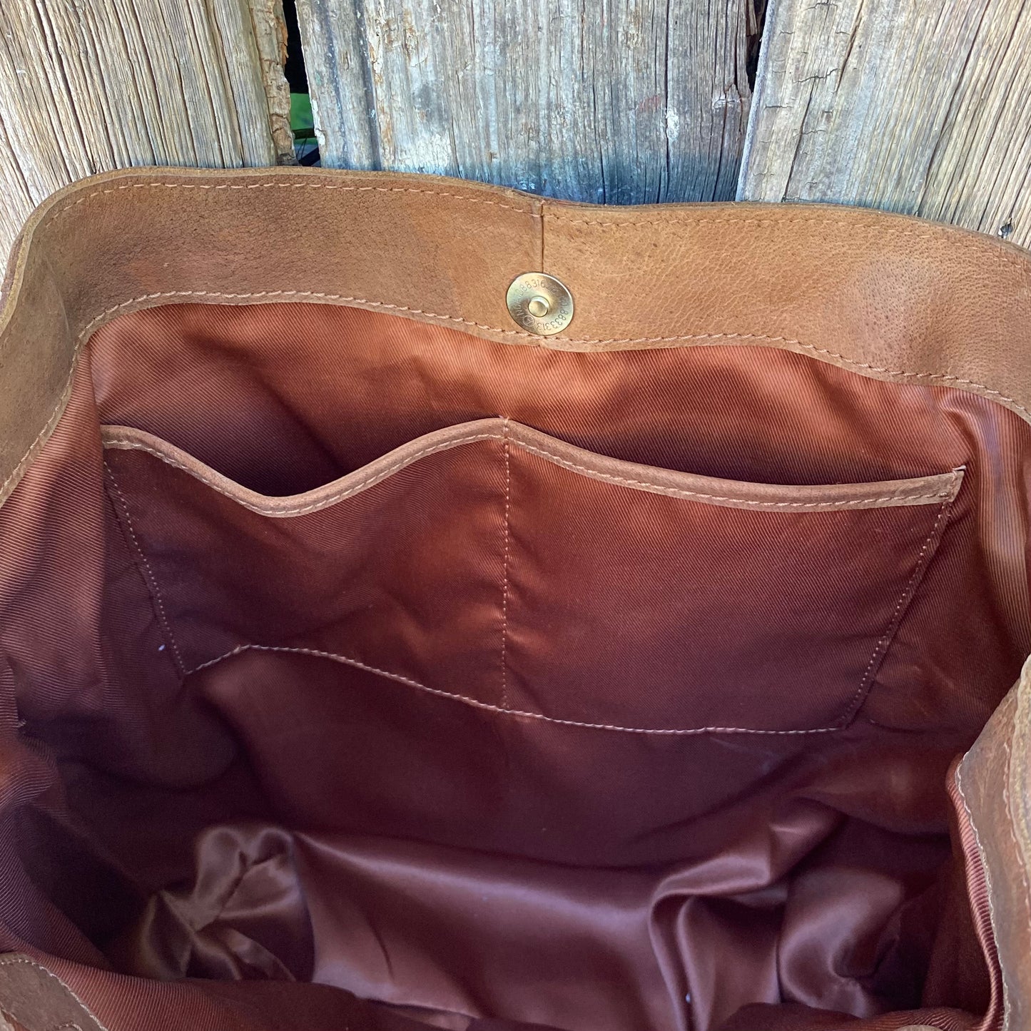 A Four Pocket Leather Tote