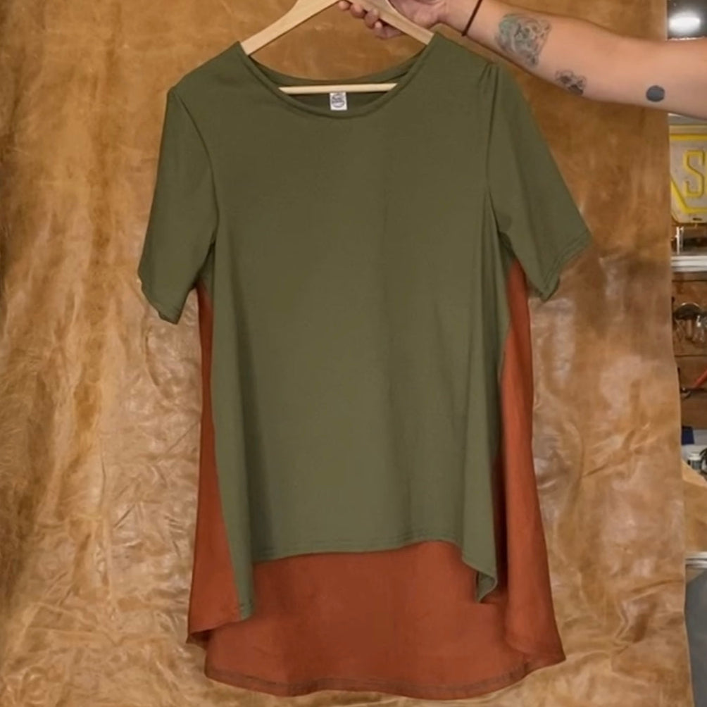 Linen & Cotton Top
