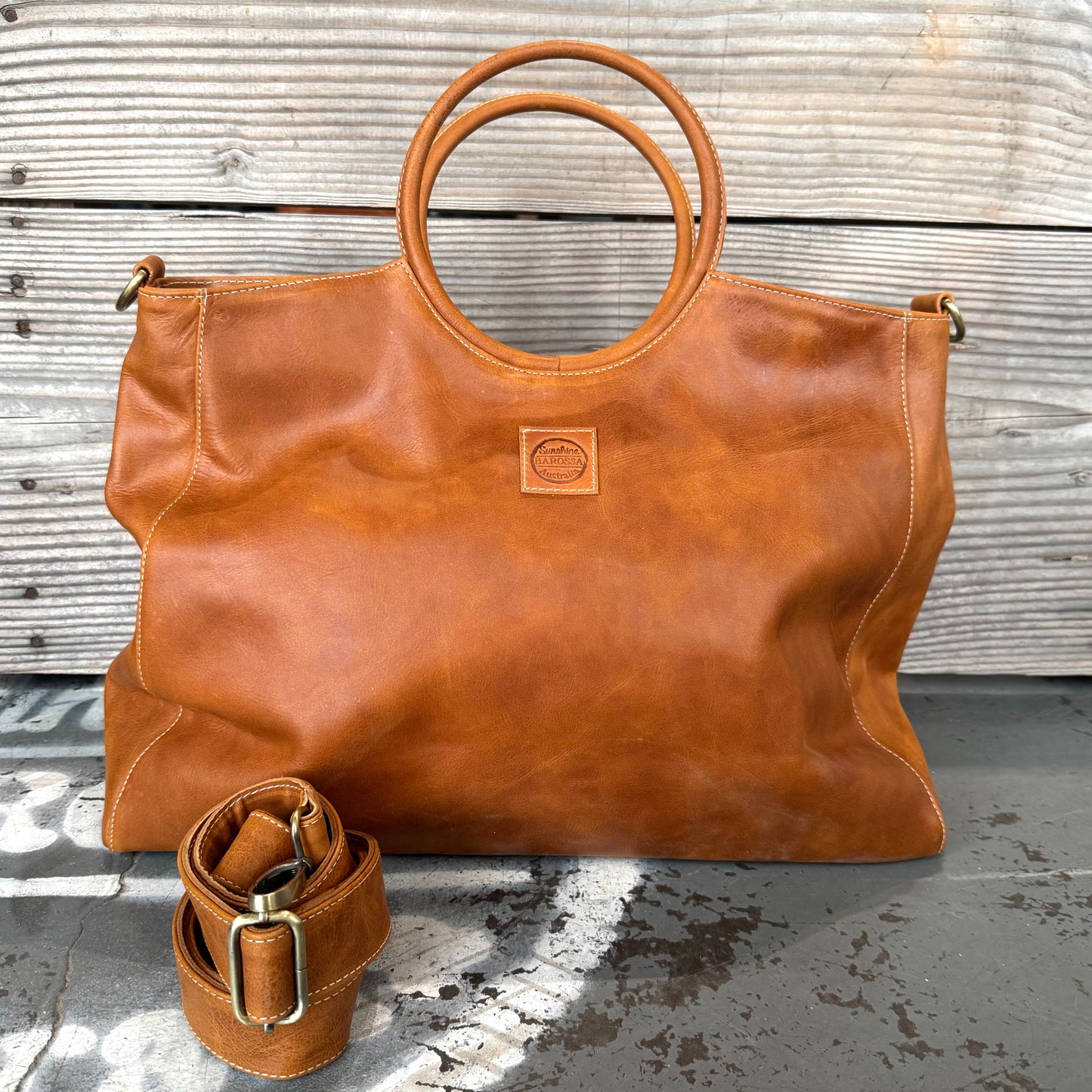 A Large Ring Handle Bag