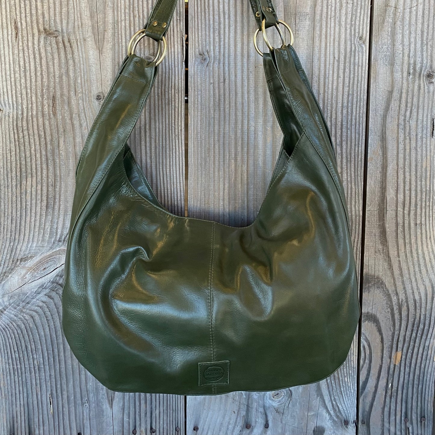 Large Leather Slouch / Overnighter