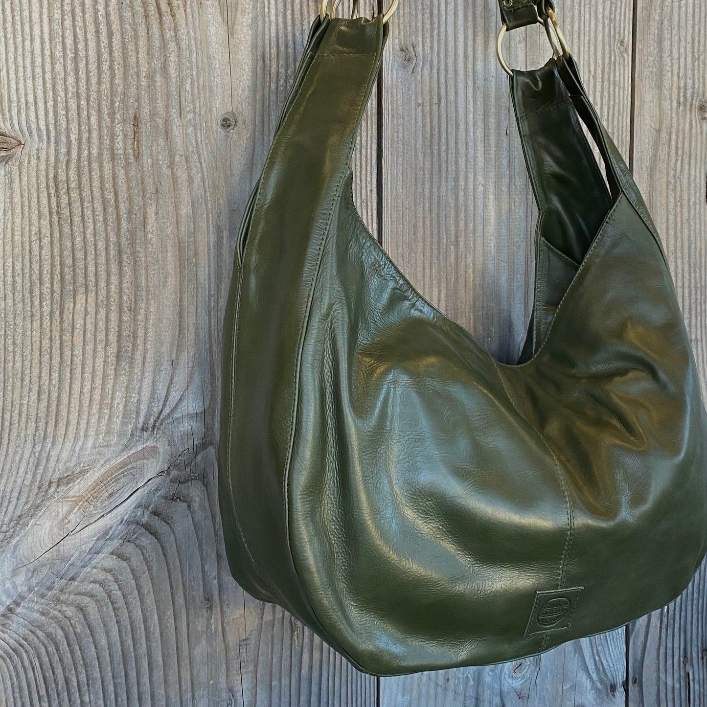 Large Leather Slouch / Overnighter