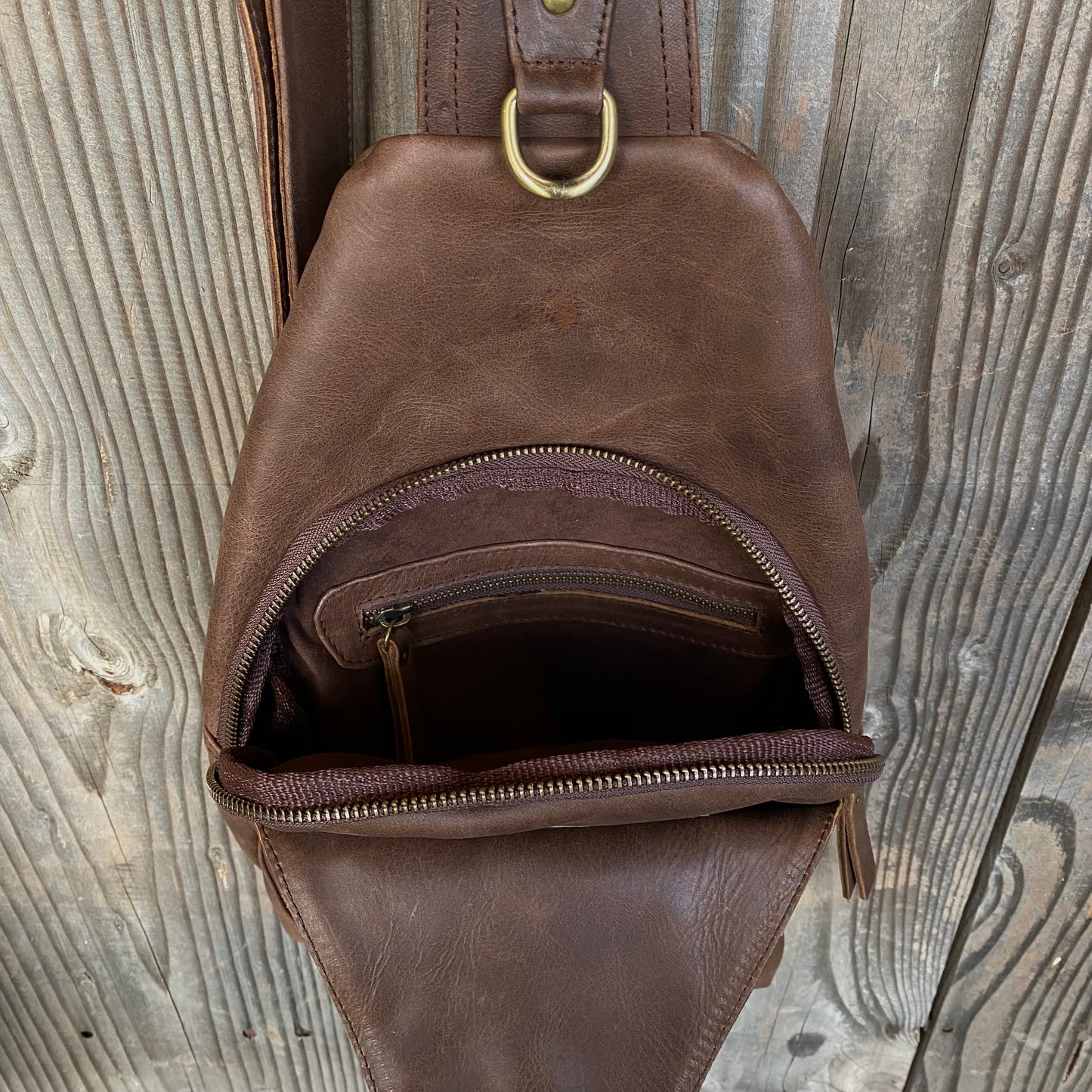 Leather Sling Bag