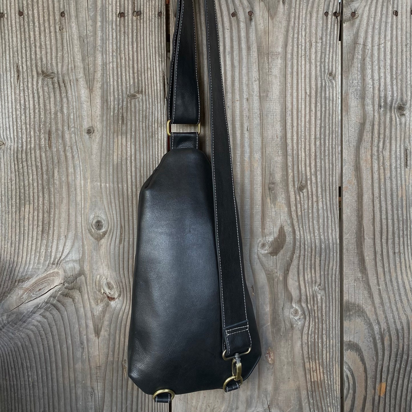 Jason Leather Sling Chest Bag