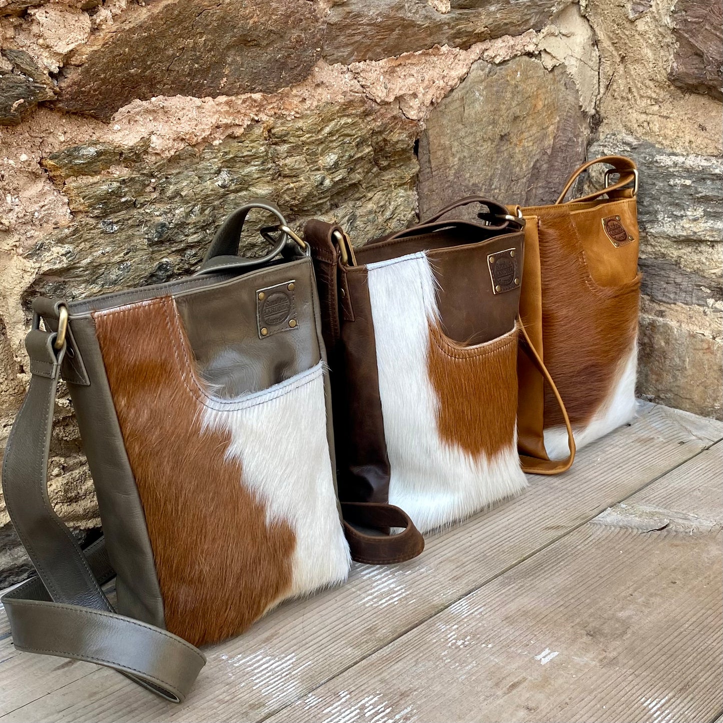 Cowhide Lean Pocket Bag