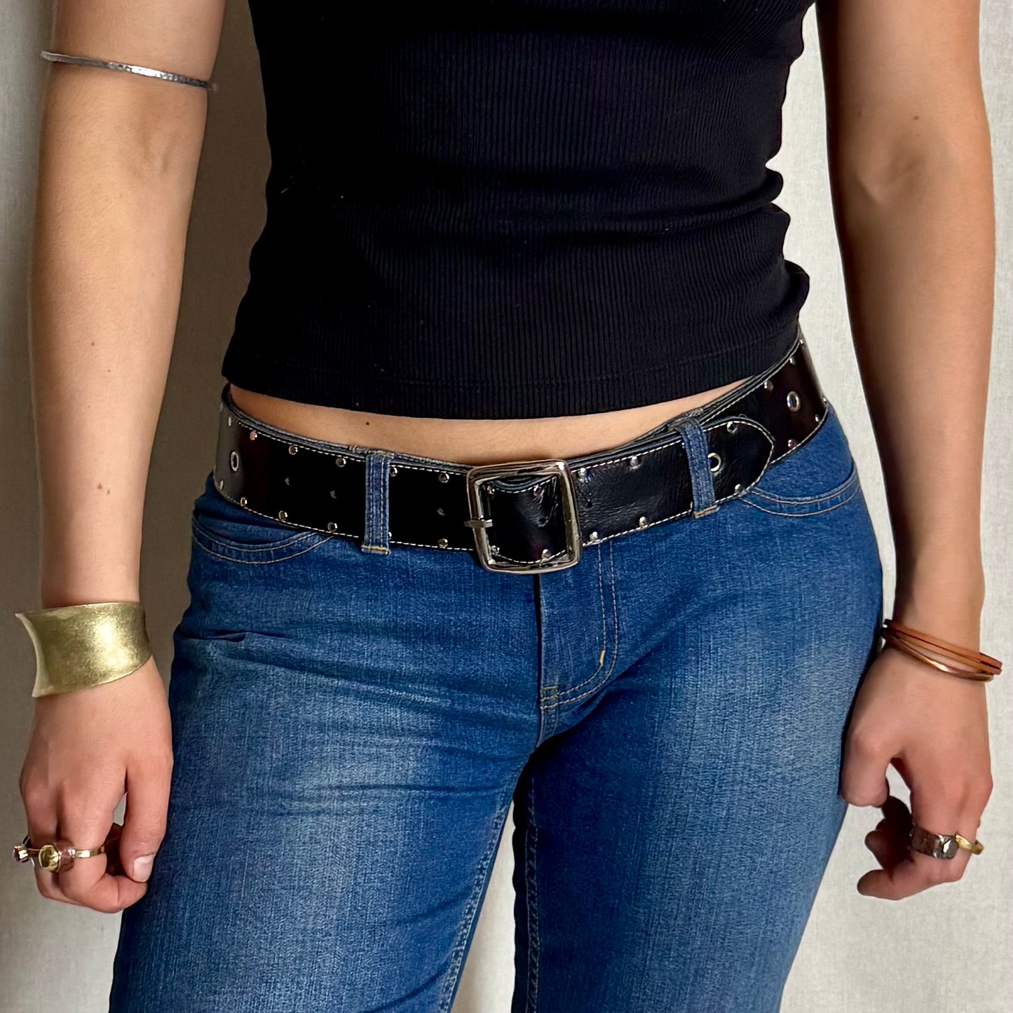 Studded Leather Belts