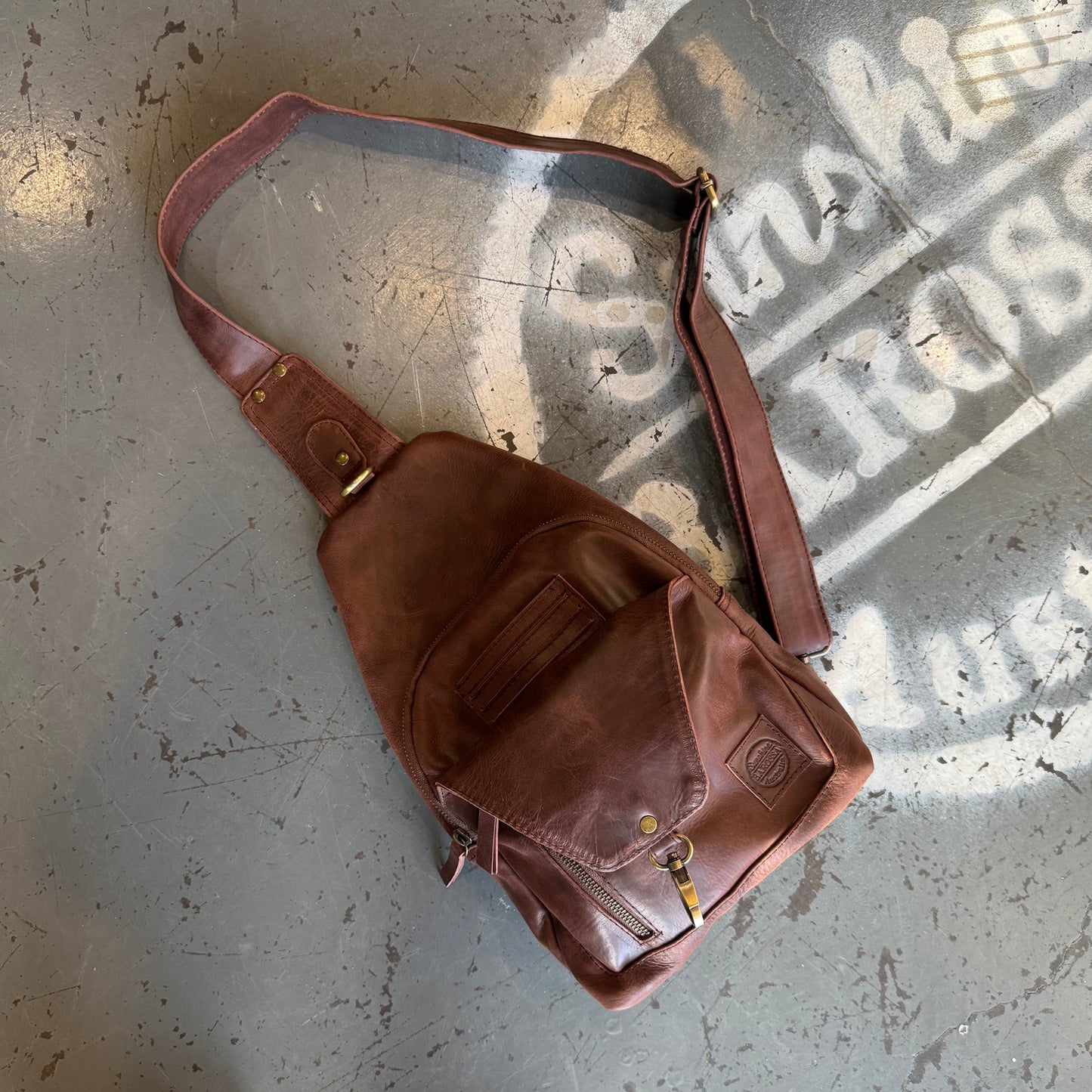 Leather Sling Bag