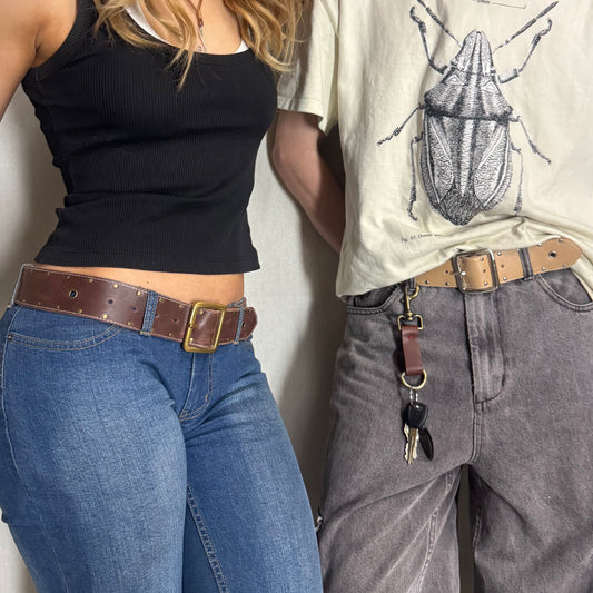 Studded Leather Belts