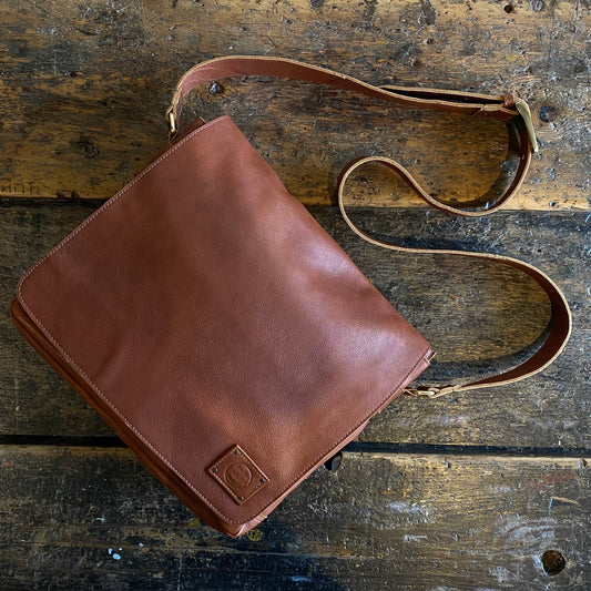 Soft Argentinian Leather Laptop Satchel