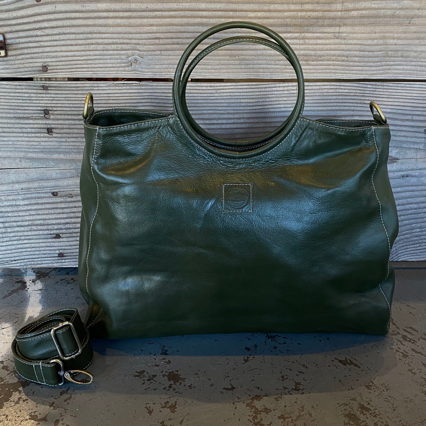 A Large Ring Handle Bag