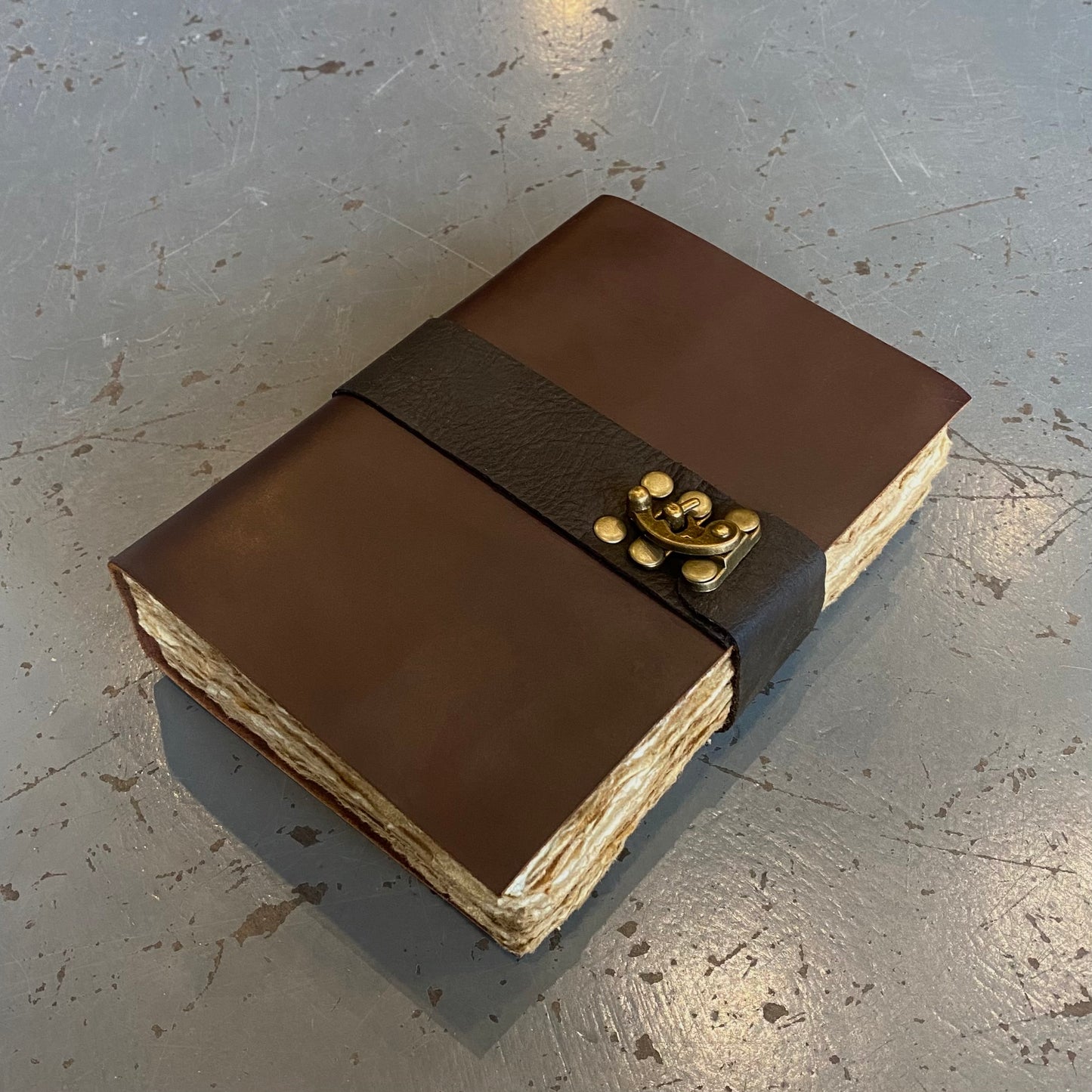 Handmade Paper Bound Leather Journal A5 & A4