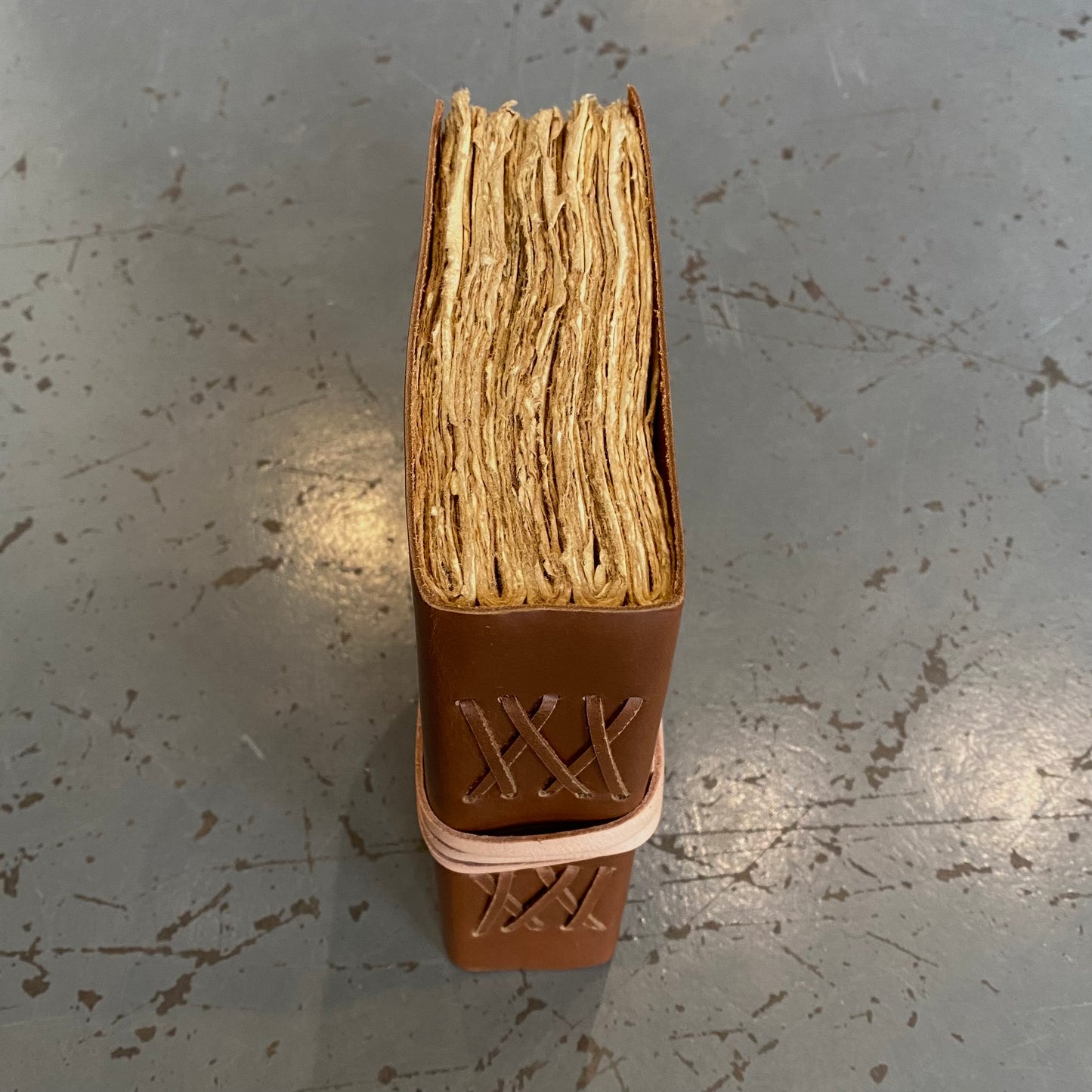 Handmade Paper Bound Leather Journal A5 & A4