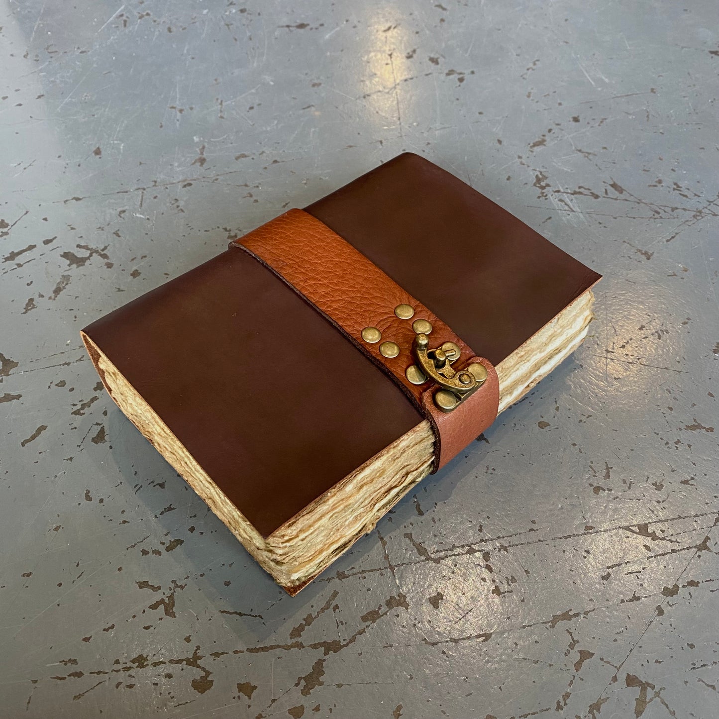 Handmade Paper Bound Leather Journal A5 & A4