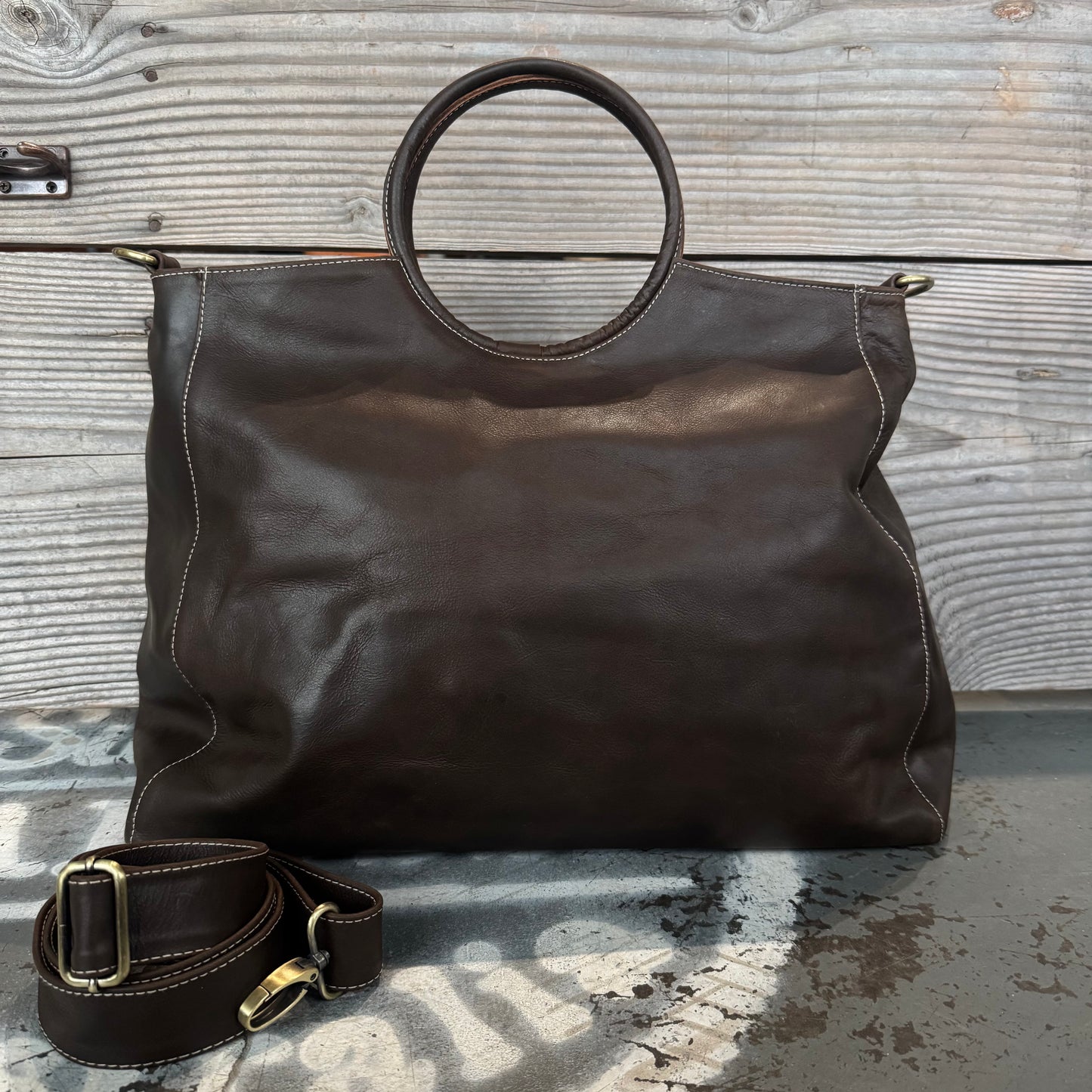 A Large Ring Handle Bag