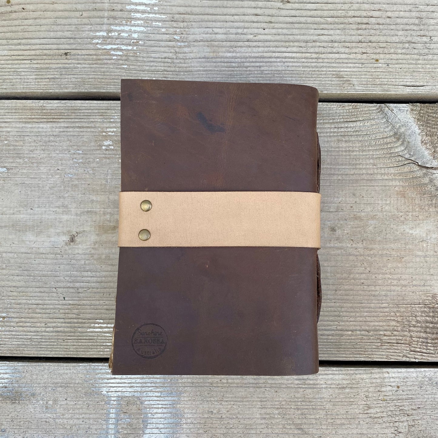 Handmade Paper Bound Leather Journal A5