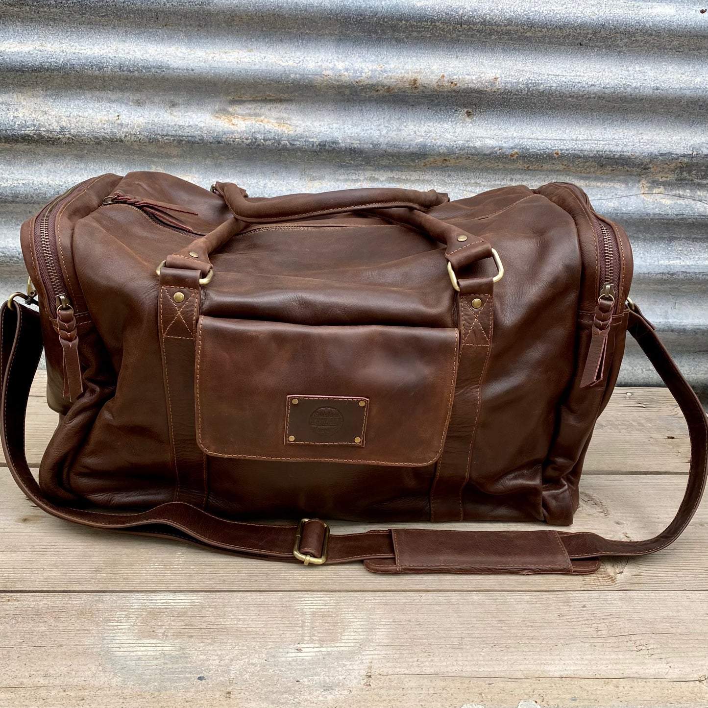 Soft Leather Travel / Duffle / Sports Bag