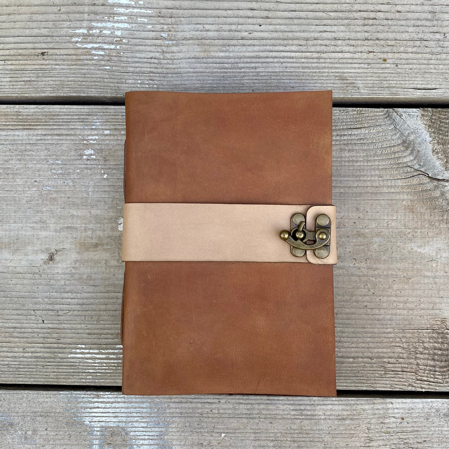 Handmade Paper Bound Leather Journal A5