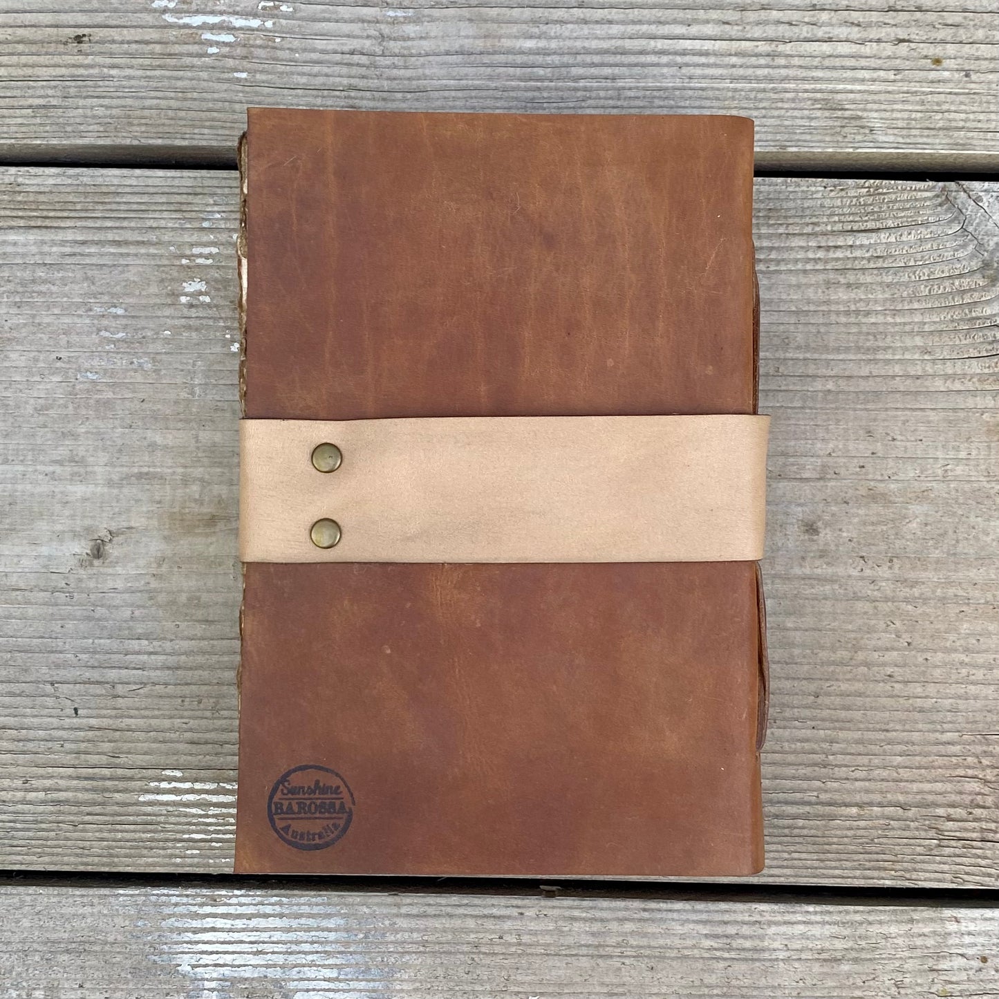 Handmade Paper Bound Leather Journal A5