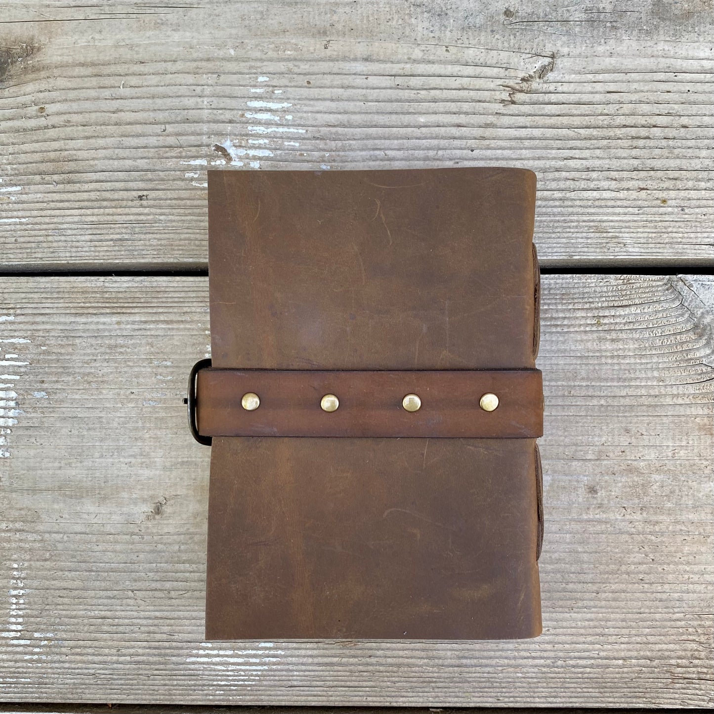 Handmade Paper Bound Leather Journal A5