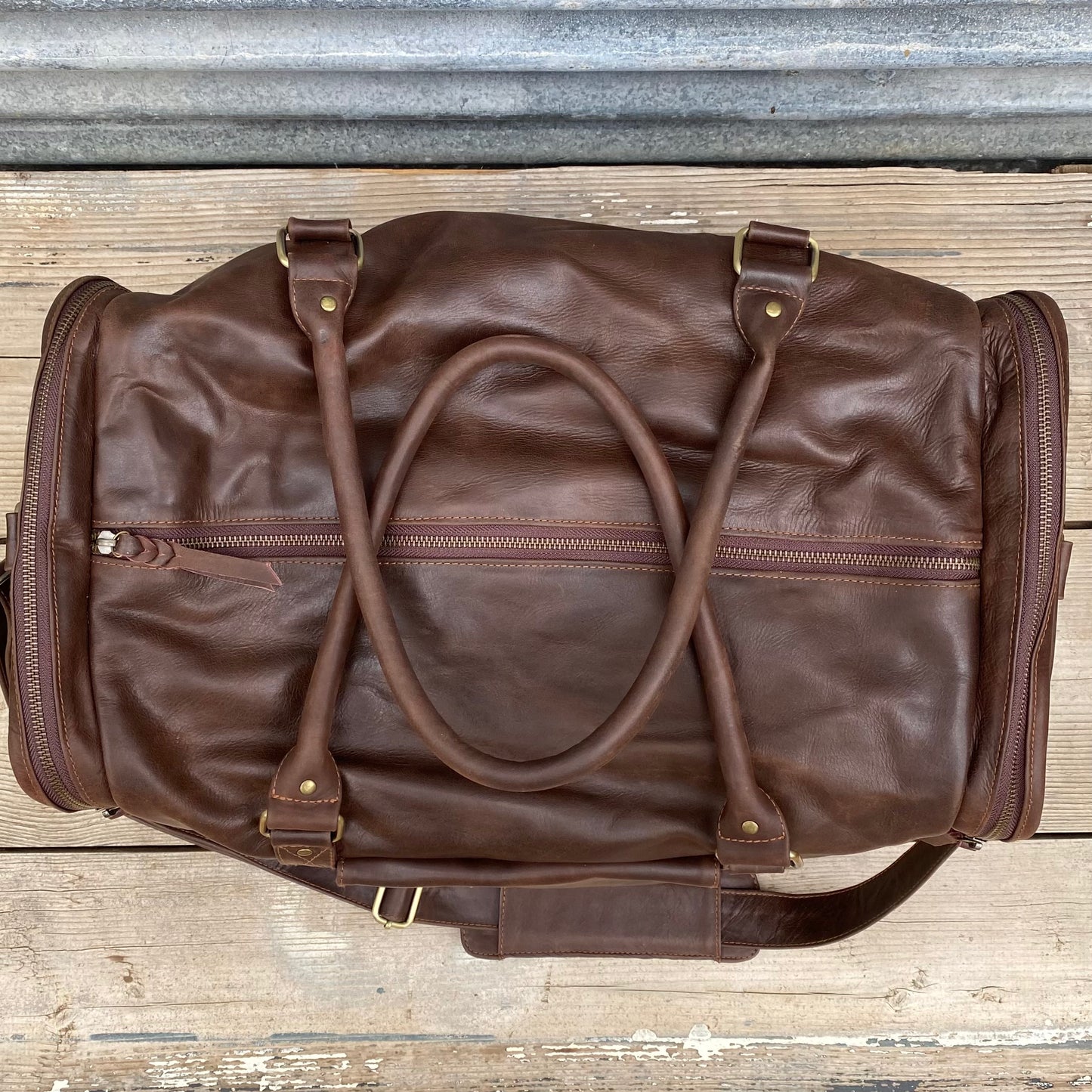 Soft Leather Travel / Duffle / Sports Bag