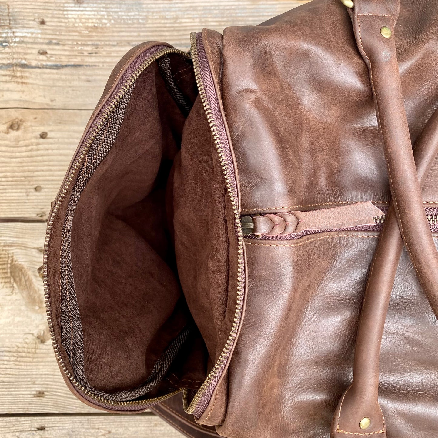 Soft Leather Travel / Duffle / Sports Bag